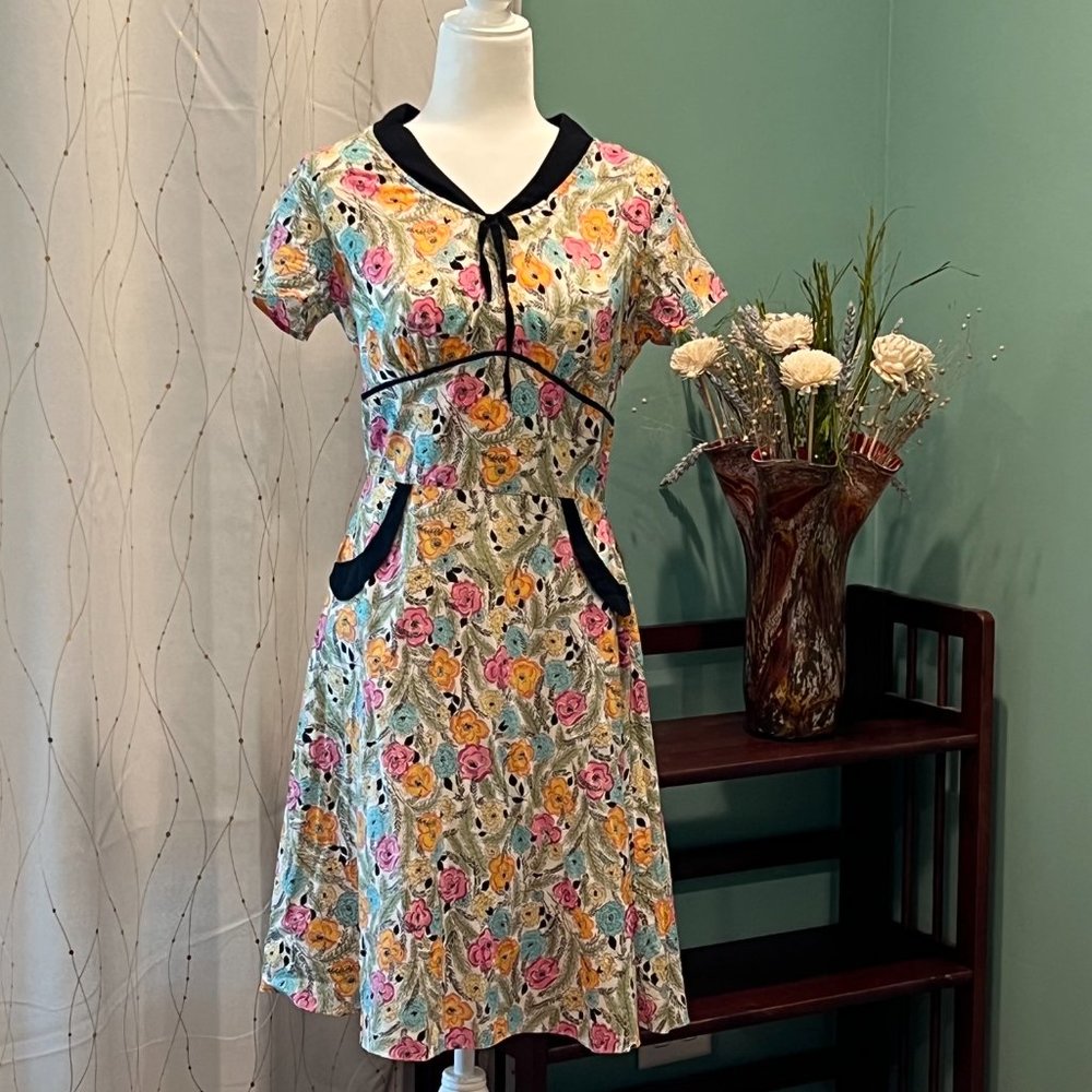 Bonafide Manifesto Floral Fit and Flare Dress